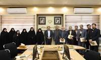 سرپرست، اعضا و کارکنان هسته گزینش با رئیس دانشگاه دیدار کردند