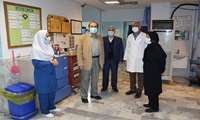 بازدید سرپرست دانشگاه از مرکز آموزشی درمانی شهید بهشتی