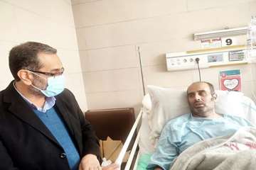فرماندار کاشان از مجروح حادثه تروریستی شیراز عیادت کرد