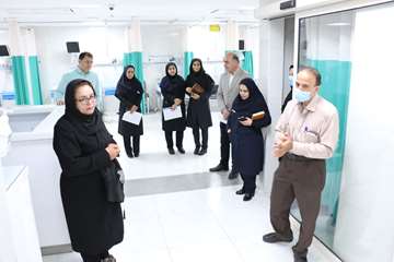 بازدید تیم ارزیاب اعتبار بخشی آموزشی دانشگاه از بیمارستان ثامن الحجج(ع) آران و بیدگل