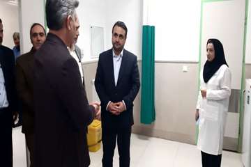 بازدید معاون درمان وزارت بهداشت از مراکز درمانی شهرستان آران و بیدگل