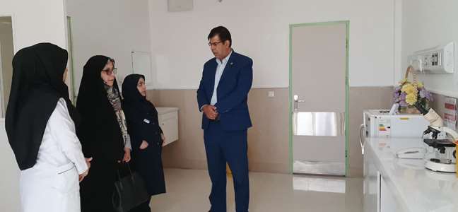 بازدید معاون درمان دانشگاه از کلینیک تخصصی درمان ناباروری بیمارستان ثامن الحجج(ع) آران و بیدگل 