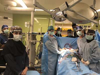 انجام موفق عمل جراحی قلب با روش قلب تپنده در بیمارستان شهید بهشتی کاشان برای نخستین بار  