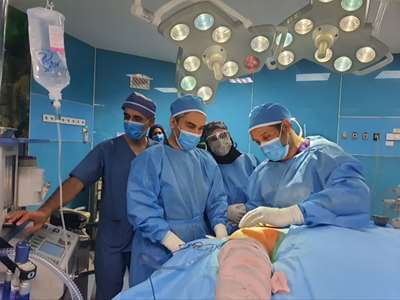 جراحی موفقیت آمیز اسکپولا و دیستال کلاویکل شانه سمت چپ در بیمارستان شهید بهشتی  